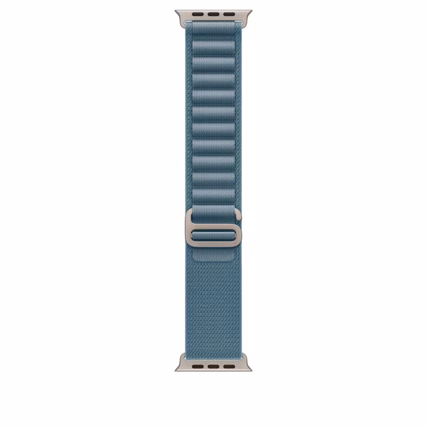 Apple Watch 49mm Light Blue Alpine Loop S natural Titan