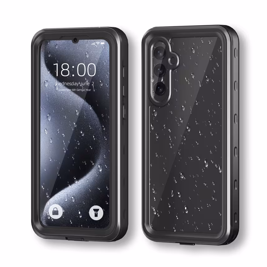 felixx IP68 Waterproof case Black - Samsung Galaxy A35