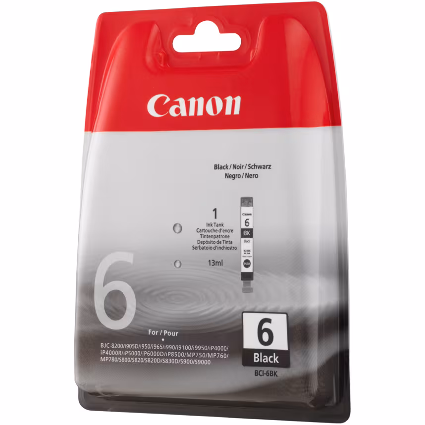 Canon BCI-6BK Tinte black 13ml