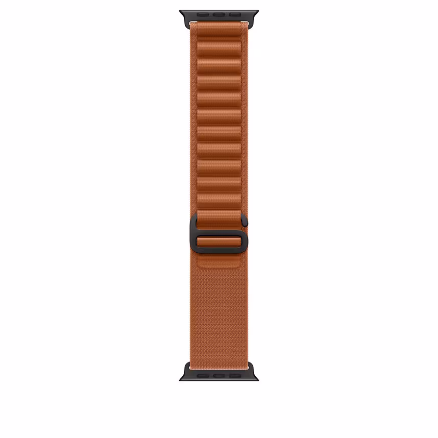 Apple Watch 49mm Terracotta Alpine Loop M Black Titan